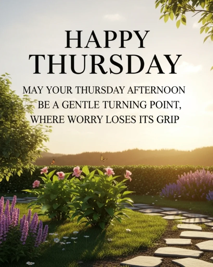 Bright pink tulips in a sunny, soft-focus garden with a morning blessing for a day filled with purpose and joy.