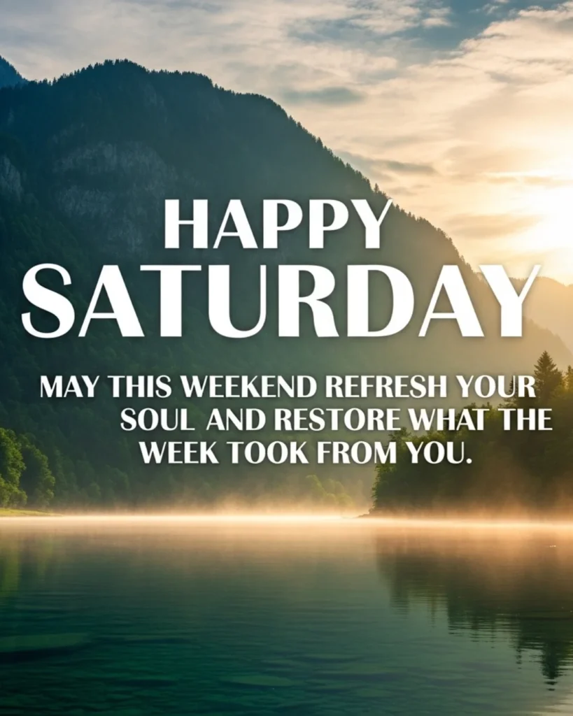 Weekend restoration message about refreshing the mind and understanding that rest is a productive part of growth.